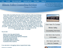 Tablet Screenshot of illinoisvalleycounseling.com